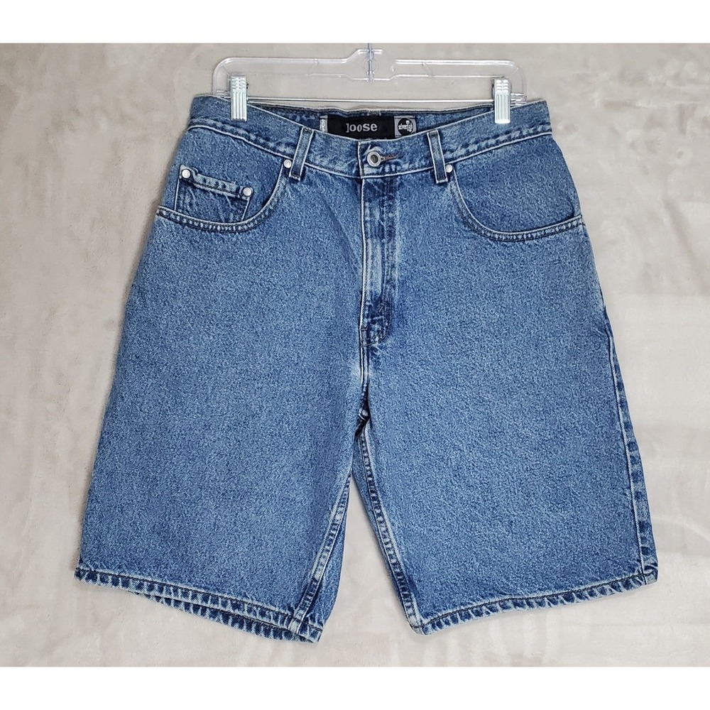 Vintage Levis Silvertab Denim Shorts Mens 33 Loose Fit Baggy Skater Denim Y2K